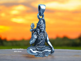 Silver God Pendant