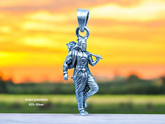 Silver God Pendant