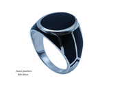 Silver Gents Plain Ring