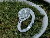 Silver Ladies Fancy Ring