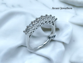Silver Ladies Fancy Ring