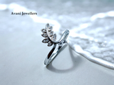 Silver Ladies Fancy Ring