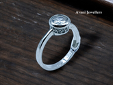 Silver Ladies Fancy Ring