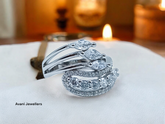 Silver Ladies Fancy Ring