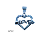 Silver Love Pendant