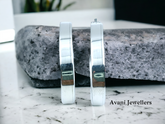 Silver Antique Plain Earrings