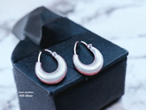 Silver Antique Plain Earrings