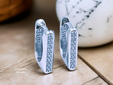 Silver Italian Fancy Earrings