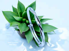 Silver Ladies Plain Kade