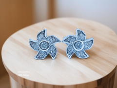 Silver Fancy Studs