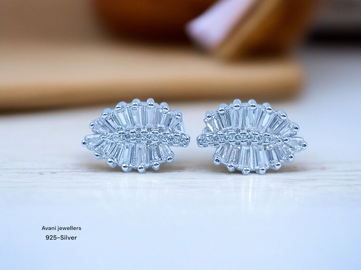 Silver Fancy Studs