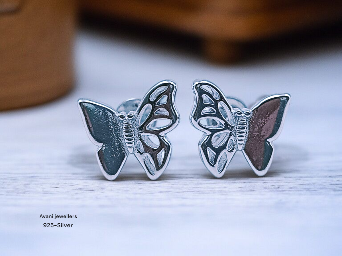 Silver Fancy Studs