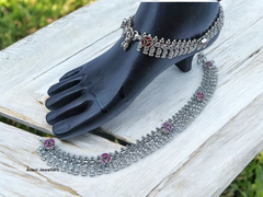 Antique Silver Paayal