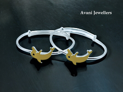 Silver Baby Plain Kade