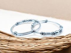 Silver Baby Plain Kade