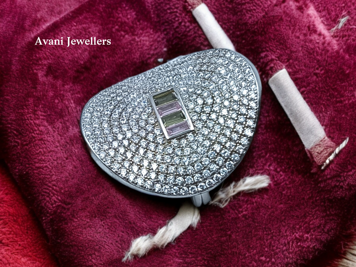 Silver Ladies Cocktail Ring