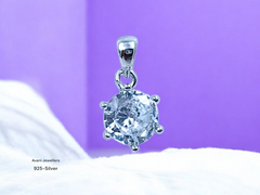 Silver Ladies Fancy Pendant