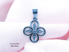 Silver Ladies Fancy Pendant