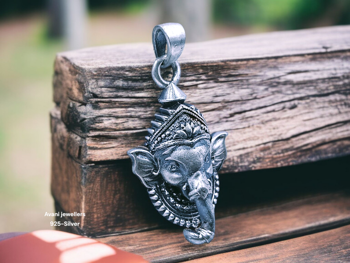 Silver God Pendant