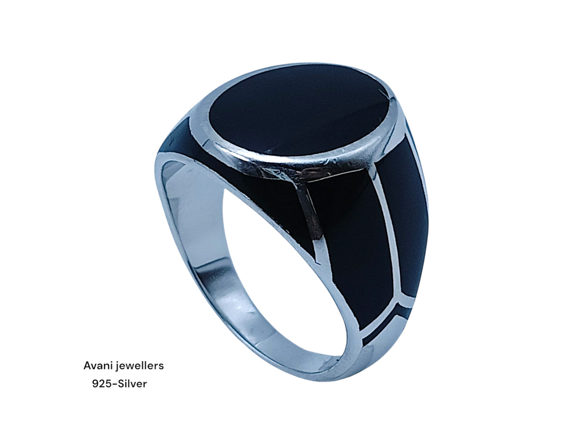 Silver Gents Plain Ring
