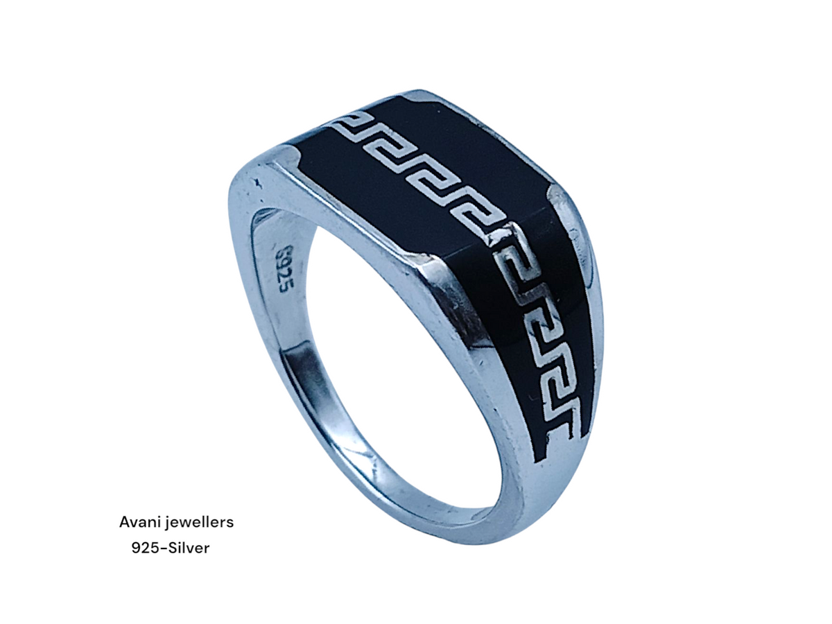 Silver Gents Plain Ring