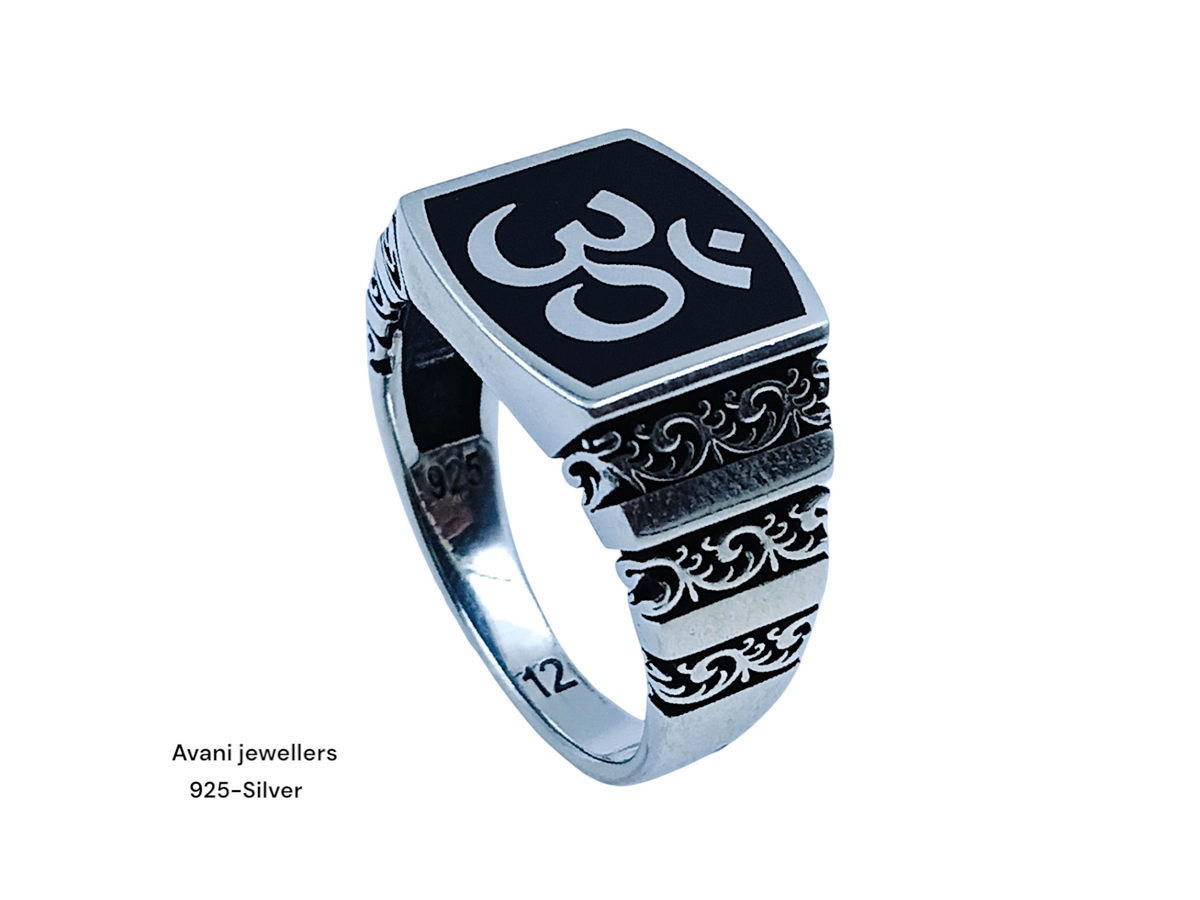 Silver Gents Plain Ring