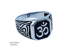 Silver Gents Plain Ring