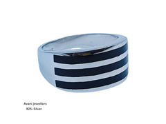 Silver Gents Plain Ring