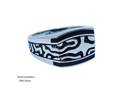 Silver Gents Plain Ring