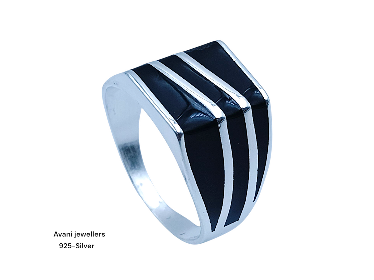 Silver Gents Plain Ring