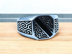 Silver Gents Plain Ring