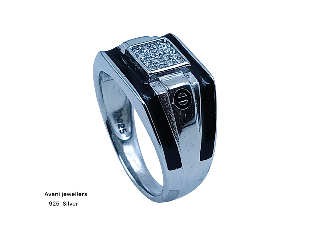 Silver Gents Fancy Rings