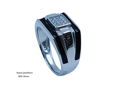 Silver Gents Fancy Rings