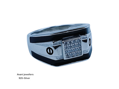 Silver Gents Fancy Rings