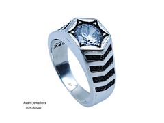 Silver Gents Fancy Rings