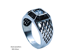 Silver Gents Fancy Rings