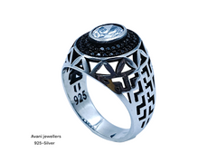 Silver Gents Fancy Rings