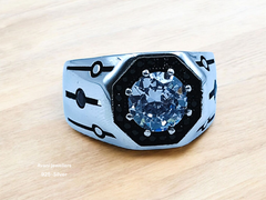 Silver Gents Fancy Rings