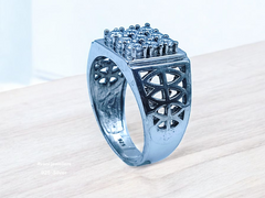 Silver Gents Fancy Rings