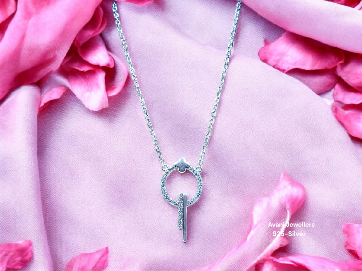 Silver Fancy Chain Pendant