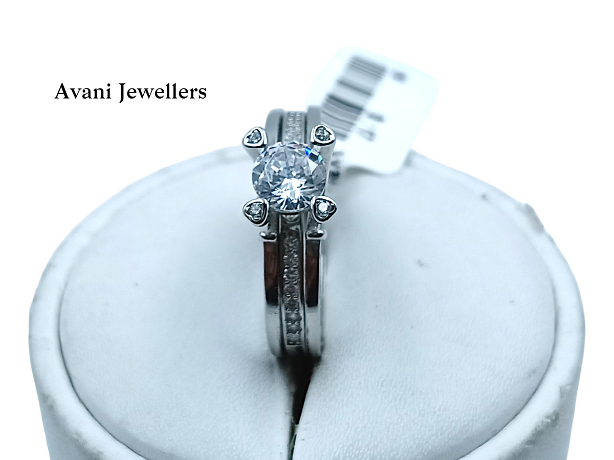 Silver Ladies Fancy Ring