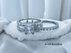 Silver Ladies Fancy Ring