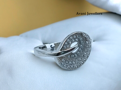 Silver Ladies Fancy Ring