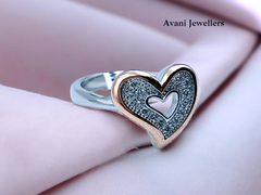 Silver Ladies Fancy Ring
