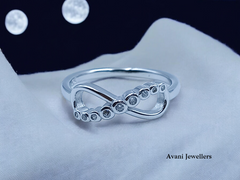 Silver Ladies Fancy Ring