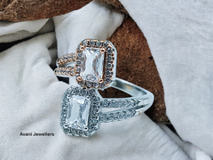 Silver Ladies Fancy Ring