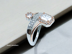 Silver Ladies Fancy Ring