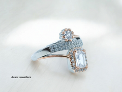 Silver Ladies Fancy Ring