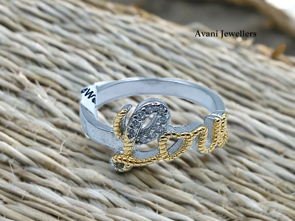 Silver Ladies Fancy Ring
