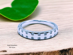 Silver Ladies Fancy Ring